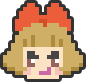 Lulu icon from WarioWare: Get It Together!