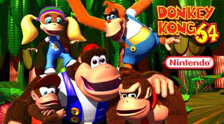 An e-Card from the official Nintendo website made to promote Donkey Kong 64.