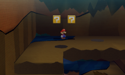 Third and fourth ? Blocks in Loop Loop River of Paper Mario: Sticker Star.