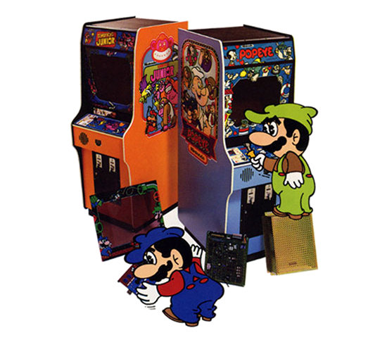 File:MB Mario and Luigi Repairing Arcade Units Artwork.png