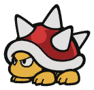 Spiny Idle Animation from Paper Mario: Color Splash