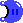 8-Bit Blue Power Moon