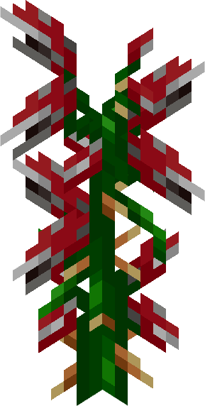 File:Minecraft Mario Mash-Up Rose Bush Render.png