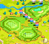 Hole 3 of the Star Links Course from Mario Golf: Advance Tour
