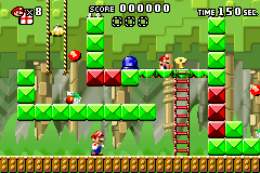 Level 2-5+ in Mario vs. Donkey Kong