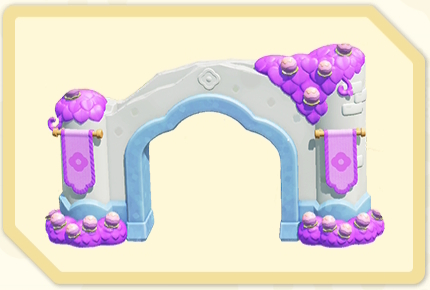 File:SMBWNS2EParkDecorationFlowerArchPurplePopBloomRuins.png