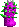 Magenta with lime spikes (small)