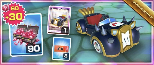 The Bruiser Pack from the 2019 Holiday Tour in Mario Kart Tour
