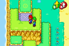 Bean spot in Beanbean Outskirts, in Mario & Luigi: Superstar Saga.