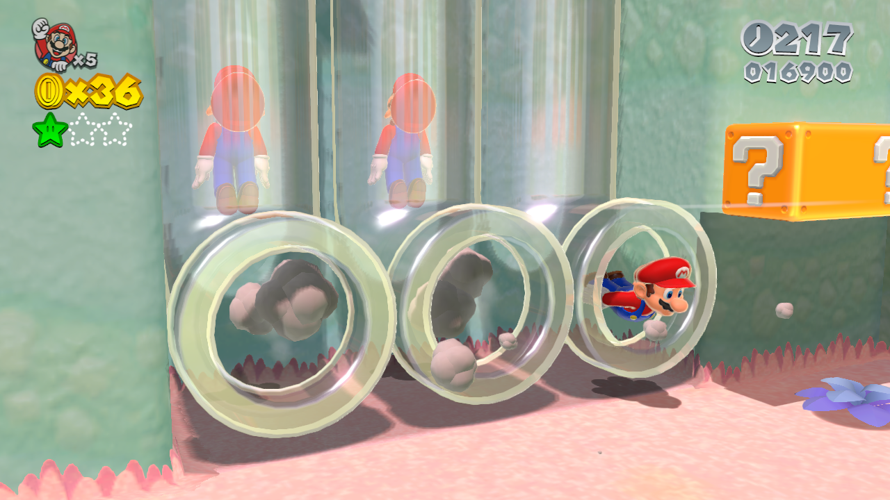 Super Mario 3D World Double Cherry Pass screenshot