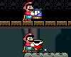 A glitch from Super Mario World in which Mario holds a trampoline and a P-switch at a time.
