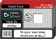 The shelf cover for one of Ashley's microgames in WarioWare: D.I.Y.