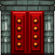 The final boss Door from New Super Mario Bros.