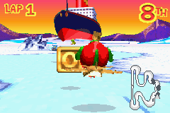 Screenshot of a letter in Diddy Kong Pilot's 2003 build