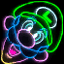 Luigi neon lights