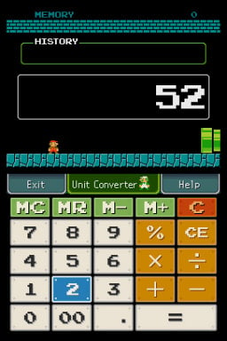 Gameplay screenshot for Mario Calculator
