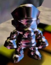 Screenshot of Metal Mario from Super Mario 64.