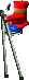 Sprite of a Shy Guy on Stilts in Yoshi's Story