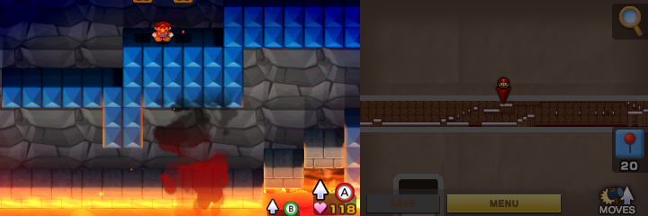 Fourteenth and fifteenth blocks in Bowser's Castle of Mario & Luigi: Superstar Saga + Bowser's Minions.