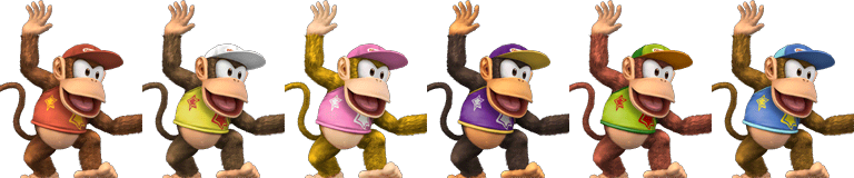 File:Diddy Kong Brawl costumes.png