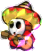 A Shiny Paper Sombrero Guy from Mario & Luigi: Paper Jam