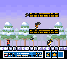 A Hammer Brothers battle in Iced Land.
