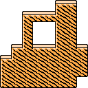 Ground (block) in Super Mario Maker 2 - Super Mario Bros. 3 game style, Ground theme.