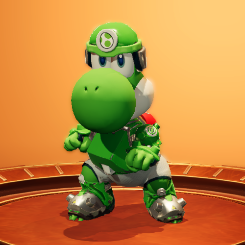 File:Yoshi (Cannon Gear) - Mario Strikers Battle League.png