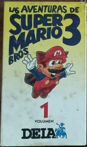 Cover of the Las aventuras de Super Mario Bros. 3: Volumen 1 DEIA VHS