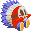 Sprite of a Shy Guy from the Japanese version of Mario Kart: Super Circuit