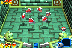 Cheep Cheep room in Fiery Stage in Mario Pinball Land