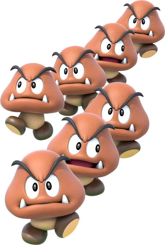 File Mario Party Star Rush Goombas shadowless png Super Mario 