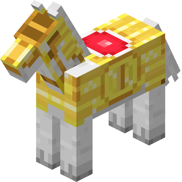 File:Minecraft Mario Mash-Up Horse White Gold Render.png
