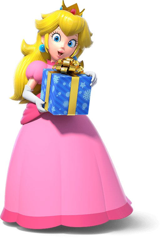 FilePN Holiday 2022 Princess Peach.png Super Mario Wiki, the Mario encyclopedia