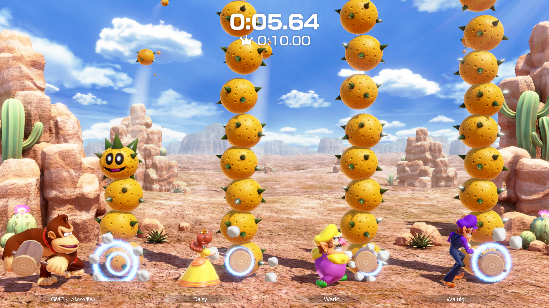 Pokey Pummel Keep swinging your hammer to knock Pokey down to size! Each segment takes five hits to knock out.