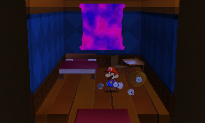 Eighth paperization spot in The Enigmansion of Paper Mario: Sticker Star.