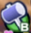 Luigi's Hammer Action Icon from Mario & Luigi: Dream Team