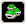 Sprite of a Triple Green Shells item icon from Mario Kart: Super Circuit