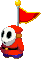 Sprite of a Captain Shy Guy from Mario & Luigi: Bowser's Inside Story + Bowser Jr.'s Journey.