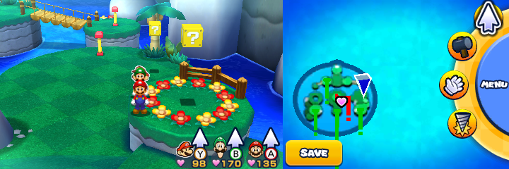 Blocks 74-75 in Twinsy Tropics of Mario & Luigi: Paper Jam.