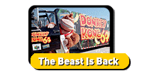 An image of Donkey Kong in a large truck as part of The Beast Is Back Tour.