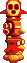 Sprite of a totem pole from Mario Kart: Super Circuit