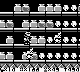 Mario explores the fourth and final level of Pumpkin Zone, Pumpkin Zone Area 4.