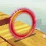 Screenshot of a Red Ring from Super Mario 3D Land.