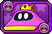 Sprite of King Purple Coin Coffer's card, from Puzzle & Dragons: Super Mario Bros. Edition.