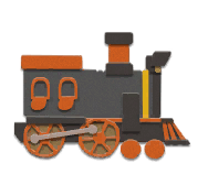 World Map icon of Sunset Express from Paper Mario: Color Splash.