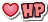 The Heart Point portion of the status screen in Paper Mario: Sticker Star