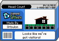 The shelf cover for one of Orbulon's microgames in WarioWare: D.I.Y.