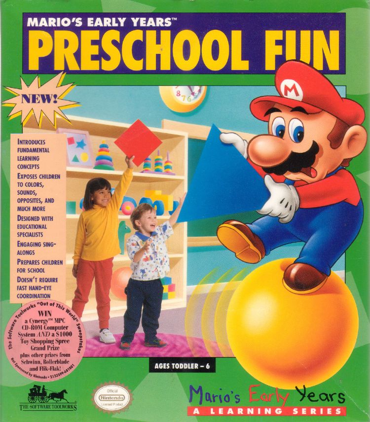 Mario's Early Years! Preschool Fun (DOS)