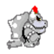 My custom made Dry Bowser sprite. It's terrible, i know. Worse than my Shy Kamek Sprite